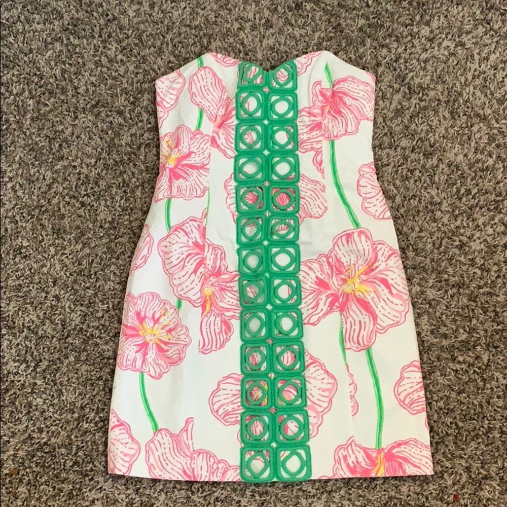 Lilly Pulitzer strapless dress
